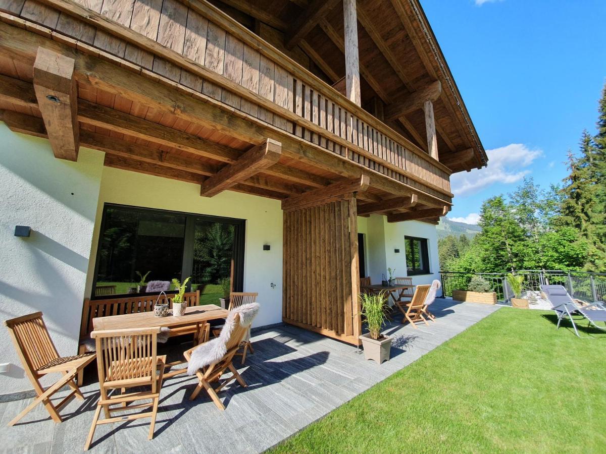 Zeitfrei Chalet Apartments Fieberbrunn Ngoại thất bức ảnh