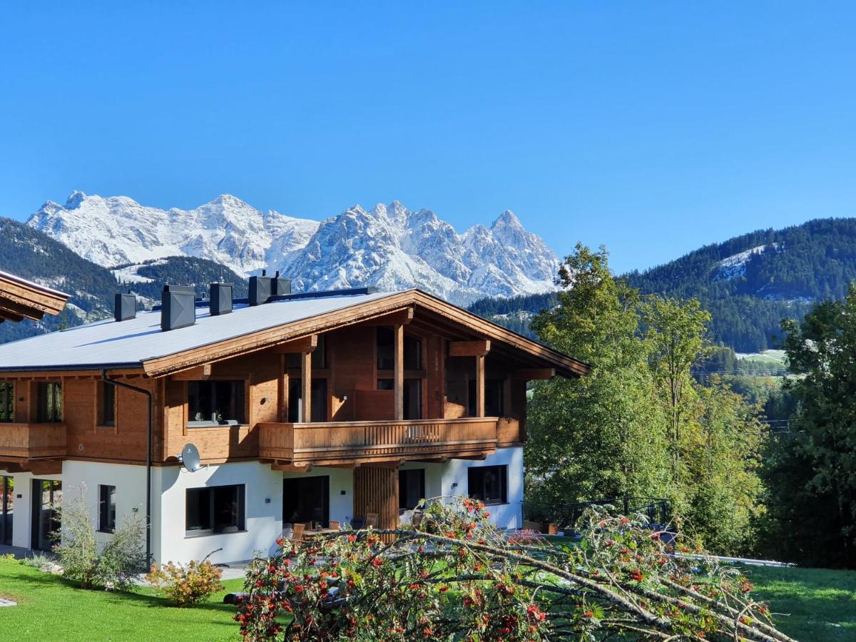 Zeitfrei Chalet Apartments Fieberbrunn Ngoại thất bức ảnh